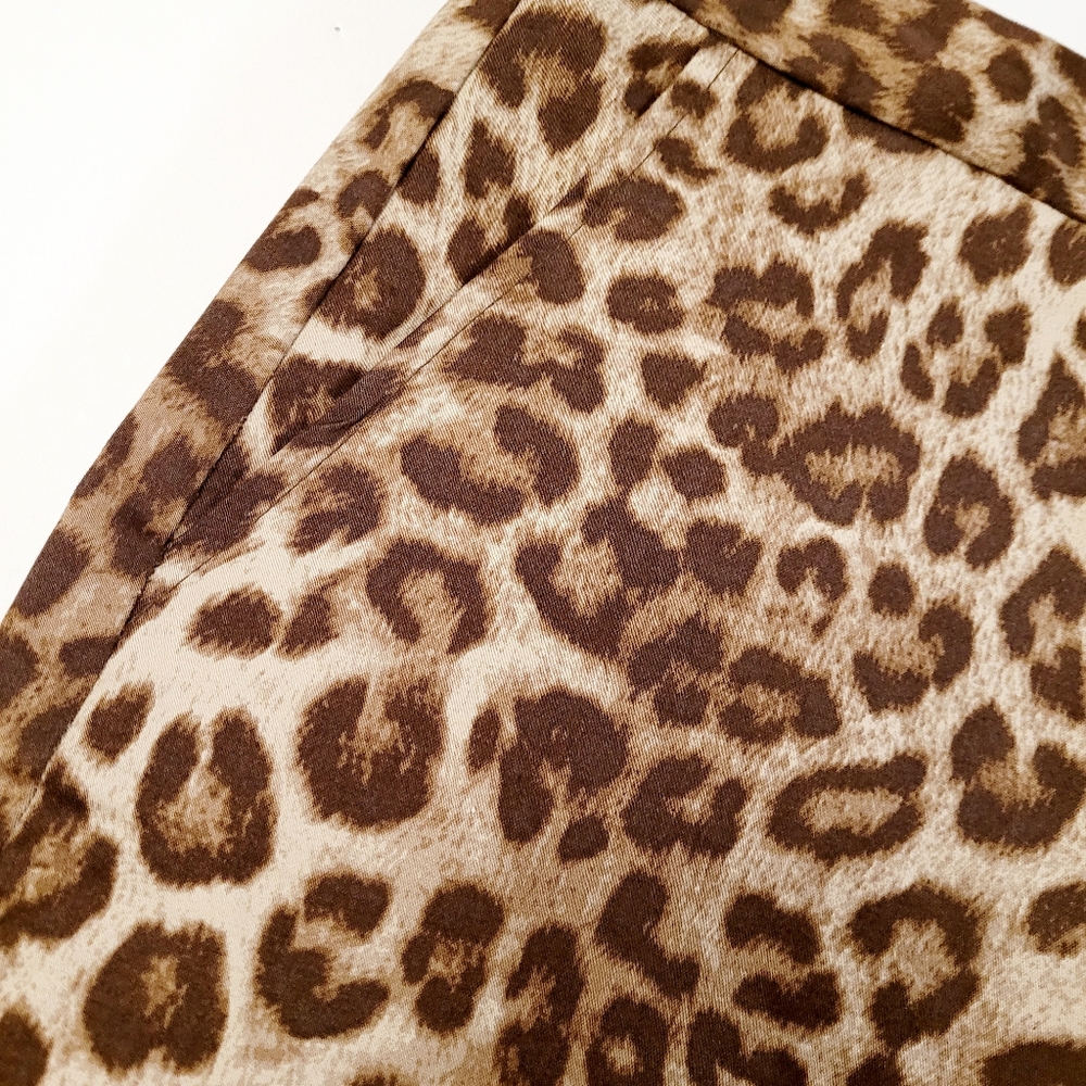 Leopard animal print skirts